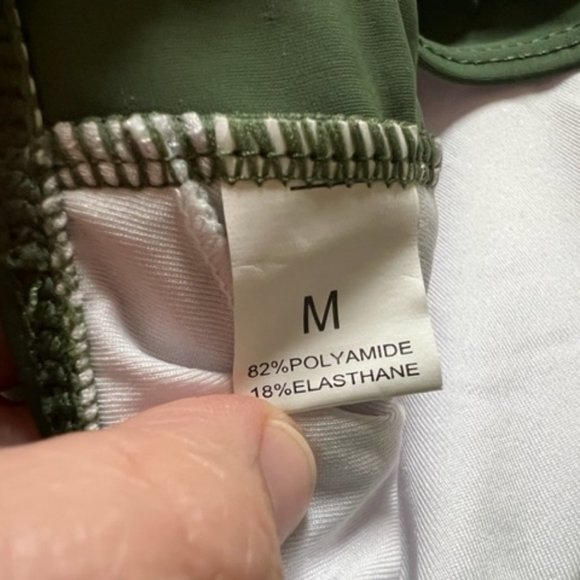 Dark Green Strappy Bikini Set - Picture 3 of 6